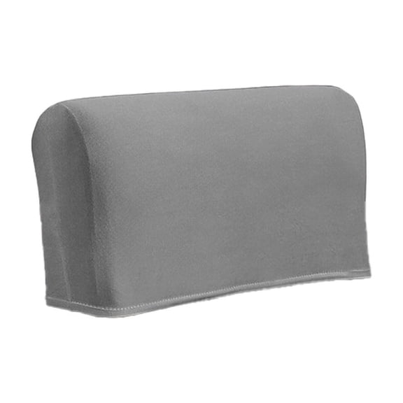 Guodhu Stretchable Nylon Office Chair Back Cover Protector, Elastic Half-Cover Headrest Sleeve, Washable Boss Chair Backrest Guard for Stains and Wear(Gray)