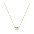 thumbnail image 1 of Guodhu Tiny Initial Heart Necklace- Gold Plated Dainty Letter Heart Necklace for Women Necklace Jewelry, 1 of 1