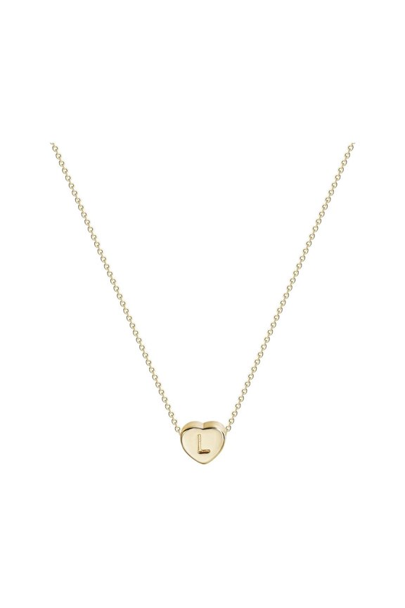 Tiny Initial Necklaces Heart Initial Necklace Gifts for Women Teens Mothers Day Gifts for Mom Wife Women