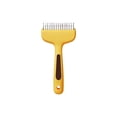 thumbnail image 1 of Guodhu Undercoat Deshedding Rake for Long Short Hair Breeds, Dematting Comb Removes Loose Mats Tangles for Cats and Dogs, Professional Grooming Tool(Yellow), 1 of 6