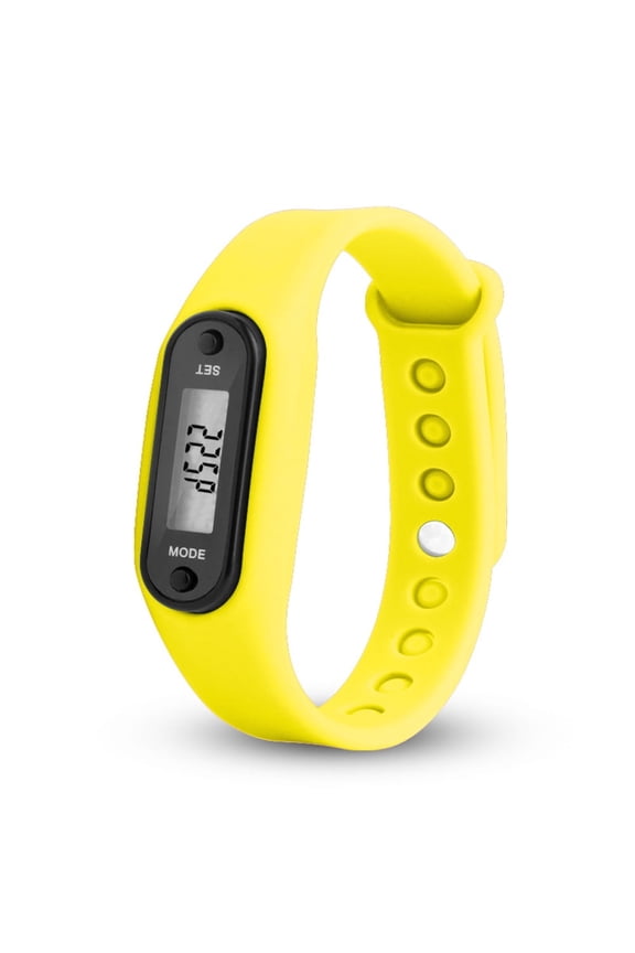 Guodhu Unisex Silicone Fitness Tracker Watch Run Step Watch Bracelet Walking Running Pedometer Calorie Counter Digital LCD Walking Distance