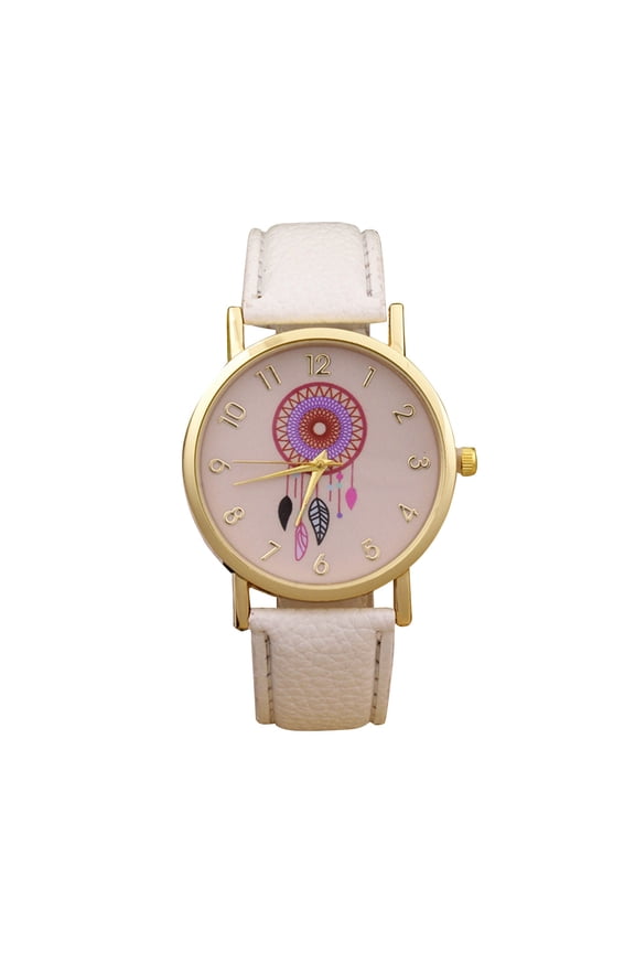 Vintage Dream Catcher Pattern Watches for Women Quartz Casual Analog Watch Birthday Graduation Gifts for Women Teen