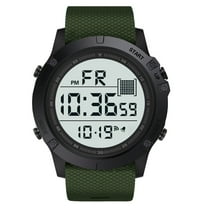 Guodhu Watches for Men Military Electronic Waterproof Digital Sports Unisex Wrist Watch with Alarm LED Backlight Stopwatch Countdown Timer Date