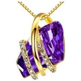 thumbnail image 1 of Guodhu Wish Stone Pendant Necklace with Crystal Birthstone Gold Plated/Silvertone Gift Jewelry, 1 of 2