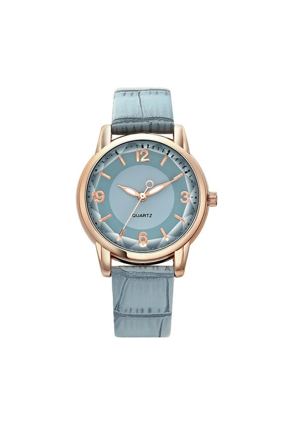 Women's Simplicity Watch Classic Business Womens Watch with Leather Band Elegant Ladies Watch