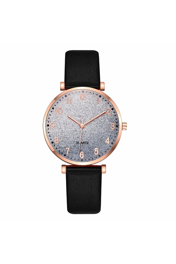 Womens Quartz Watches Leather Band Fashion Watches Creative Wristwatch for Women Ladies