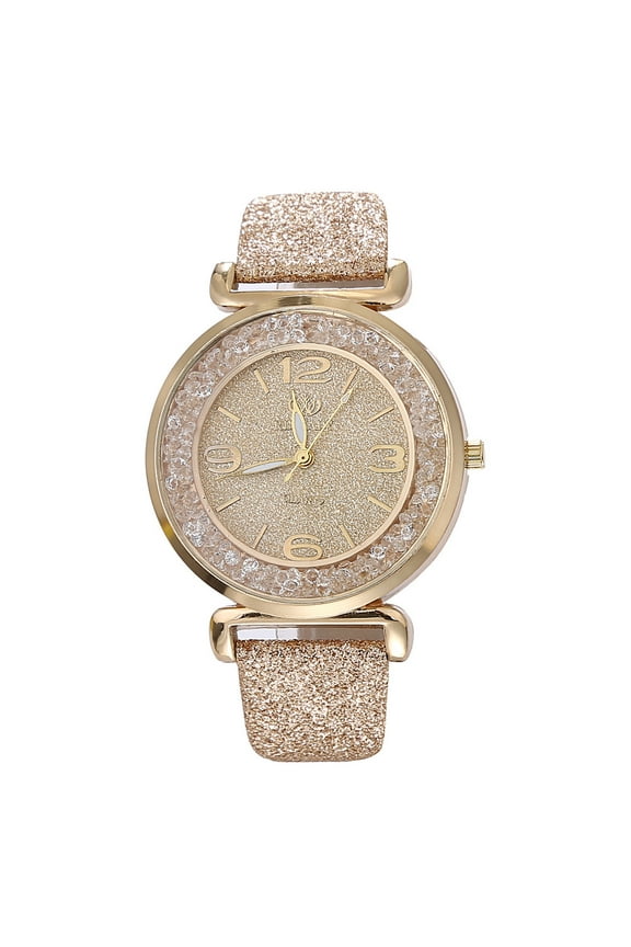 Womens Watch, Fashion Crystal Stainless Steel Analog Watch – Sparkling Rhinestone Dress Watches for Women