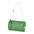 thumbnail image 1 of Guodhu small beach bag,Cylindrical Mesh Breathable Swimming Bag, Large Capacity Beach Shoulder Travel Bag for Gym Gear,beach bag with zipper(Green), 1 of 3