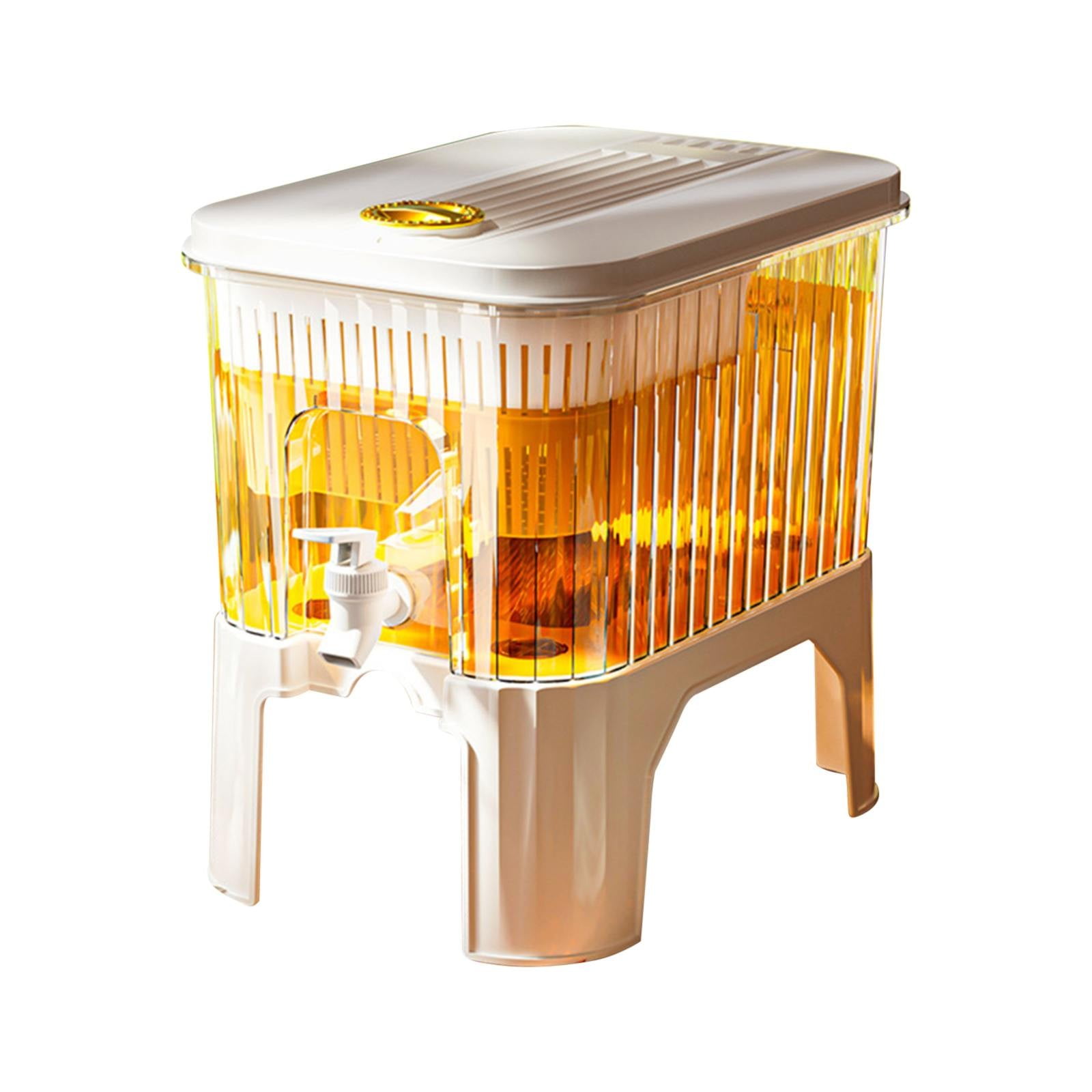 Guolarizi Hot Deal! 1 Gallon Clear Beverage Dispenser For Fridge