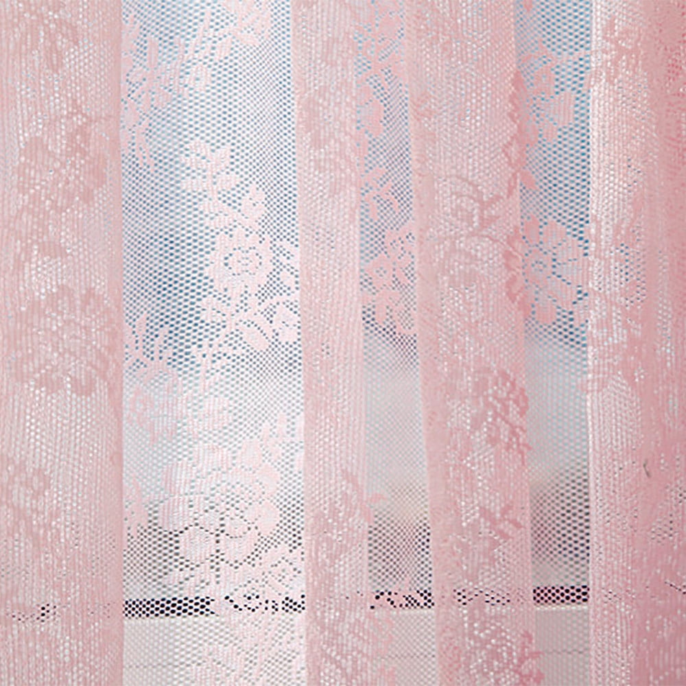Guolarizi Hot Deal! Flower Sheer Curtain Tulle Window Voile Drape 1