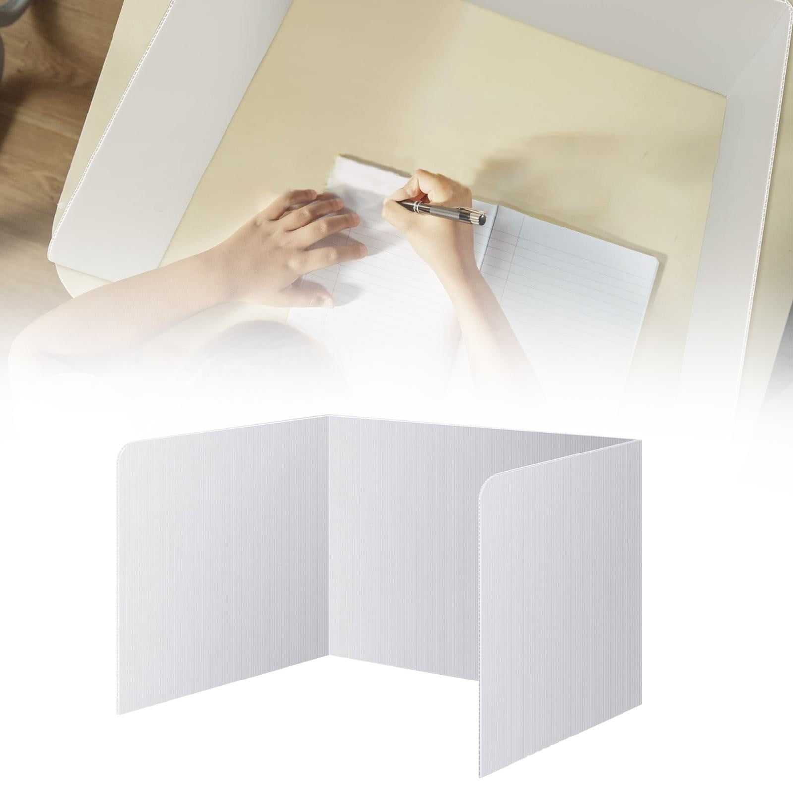 Guopo 4 Set Of Student Desks Classroom Privacy Board Plastic Desk ...