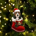 Guopo Christmas Decorations Outdoor Dog Socks Christmas Tree Decoration