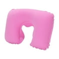 thumbnail image 1 of Guoxxzi 5 dollar items, Comfortable Travel Neck Pillow PVC Flocked U Shaped Cushion For Aviation Outdoor Home Use Portable Inflatable Cervical Support Pillow With Soft Velour Cover, 1 of 6