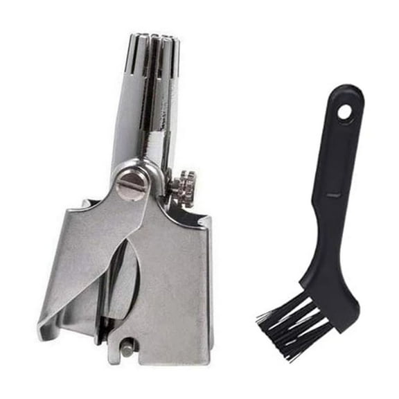 Guoxxzi 5 dollar items, Stainless Steel Manual Nose And Ear Hair Trimmers No Batteries Needed For Men And Women's Nose Hair Removal