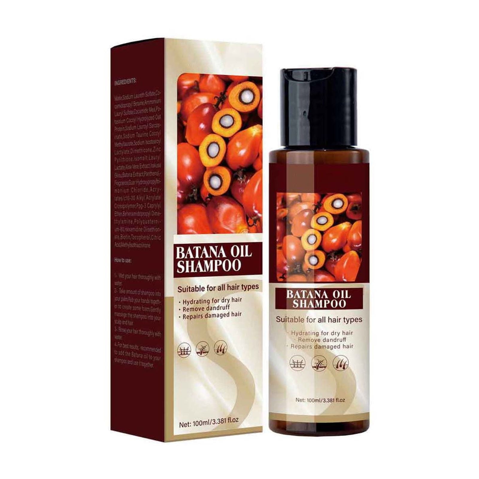 Guoxxzi Batana Shampoo with Vitamin C, Scalp Care Shampoo for Thinning