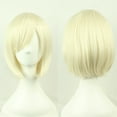 thumbnail image 1 of Guoxxzi Fashion Girl Natural Short Straight Wig Slant Bangs Wig Trim Face, 1 of 2