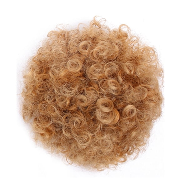 Guoxxzi Fashion Girl Ponytail Hairpiece Puff Wig Hair Bun