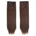 thumbnail image 1 of Guoxxzi Fashion Hair Long Clip In Hair Extensions Full Straight Wig, 1 of 4