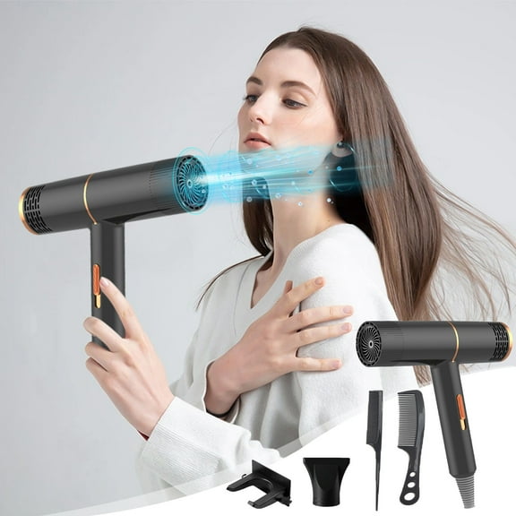 Guoxxzi Generic Electric Hair Dryer, 3 in 1 Multi-Color High-Power Electric Hair Dryer with Comb, Low Noise Dryers Curly Care Hairdryer for Women Men