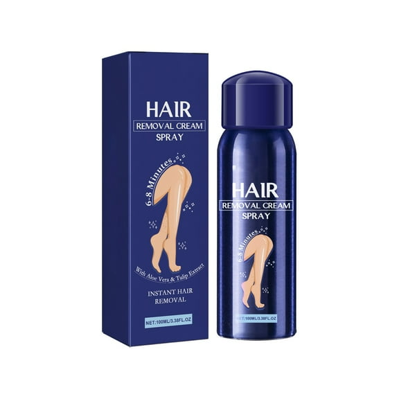 Guoxxzi Hair Removal Spray Foam & Cream: For Women and Men Face, Bikini, Legs, Arms, Underarms, Armpit, Public & Private hair - Soothing, Effective, Painless Body Depilatory Foam for Sensitive Skin