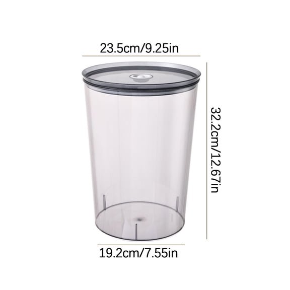 Guoxxzi Home Essentials for New Home, Sealed Bucket Grocery Snacks Transparent Food Display Bucket Moisturee-proof Household Spaghetti Flour Bucket Creatives Storage Bucket