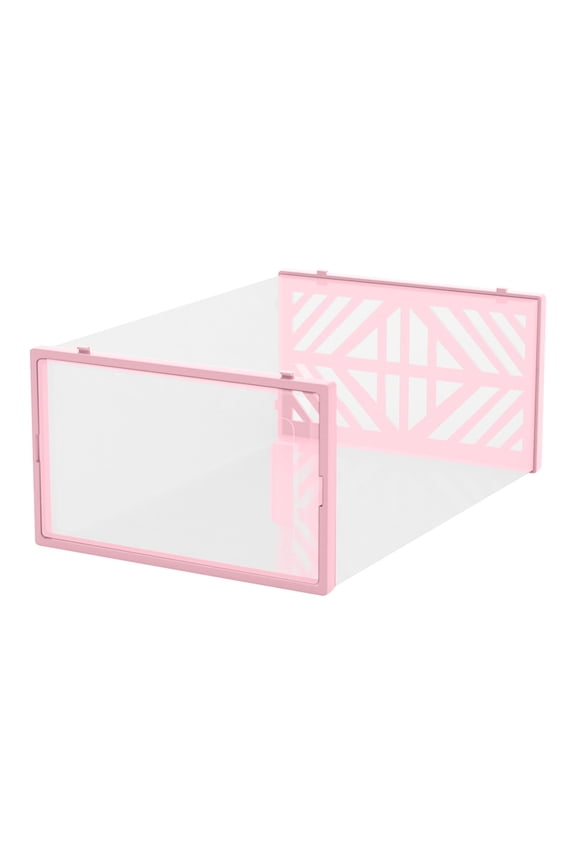 Home Essentials for New Home, Two End Load-bearing Transparent Shoe Box Plastic Household Side Opening Casual Shoes Rental House Storage Shoe Cabinet