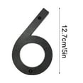 thumbnail image 1 of Guoxxzi Home Essentials for New Home, 5 Inch Modern Metal House Numbers Door Number House Address Letters And Numbers For Outside Signs, 1 of 5