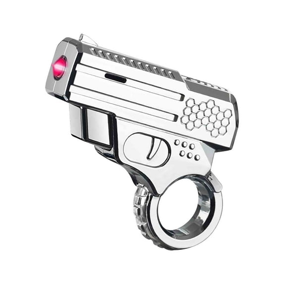 Guoxxzi Home Essentials for New Home, Metal Machinery Trendy Play Decompression Windproof Direct Inflatable Lighter