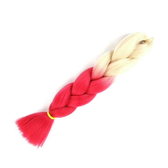 Guoxxzi Jumbo Braiding Hair, 24Inch Synthetic Pre stretched Crochet Braids Hair, High Temperature Synthetic Fiber Box Twist Braids Hair Extensions for Woman