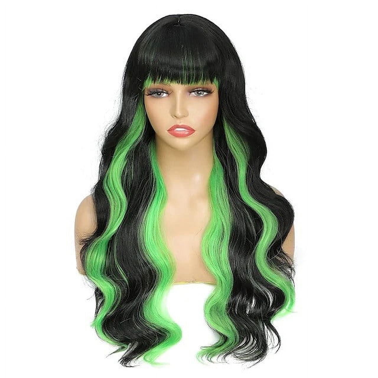 Gradient long curly wig KF81552