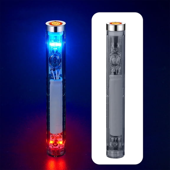 Guoxxzi Mini Lighters Electronic Rechargeable Windproof Flameless Portable Cigarette Slim Lighter No Gas Lighter (Black)