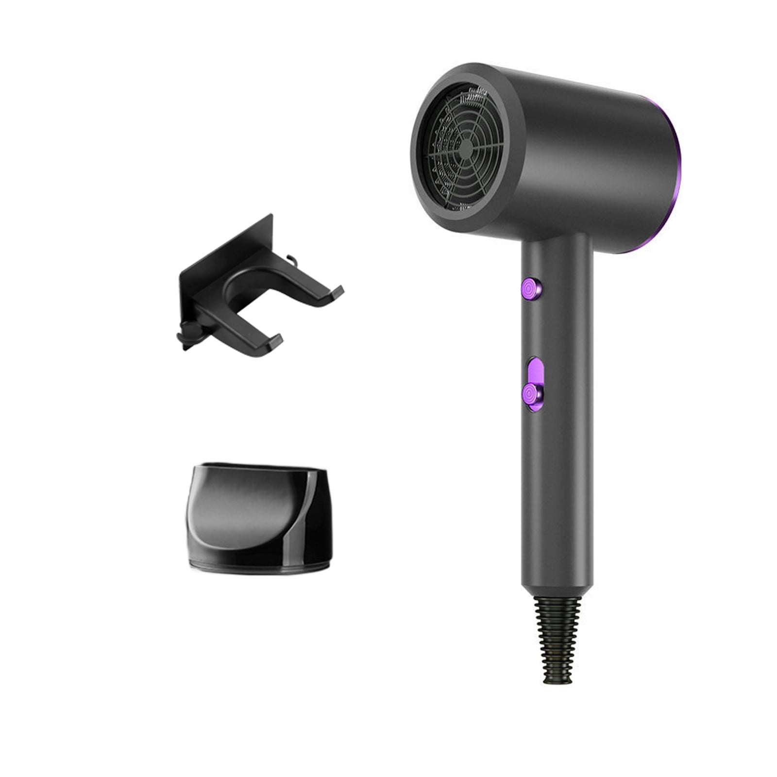 Guoxxzi Professional Ionic Hair Dryer, Ionic Hair Dryer, Powerful Fast Drying Low Noise Blow Dryer with 1 Concentrator Nozzle, 1 bracket,High-Efficiency Hair Dryer, for Home Salon Travel
