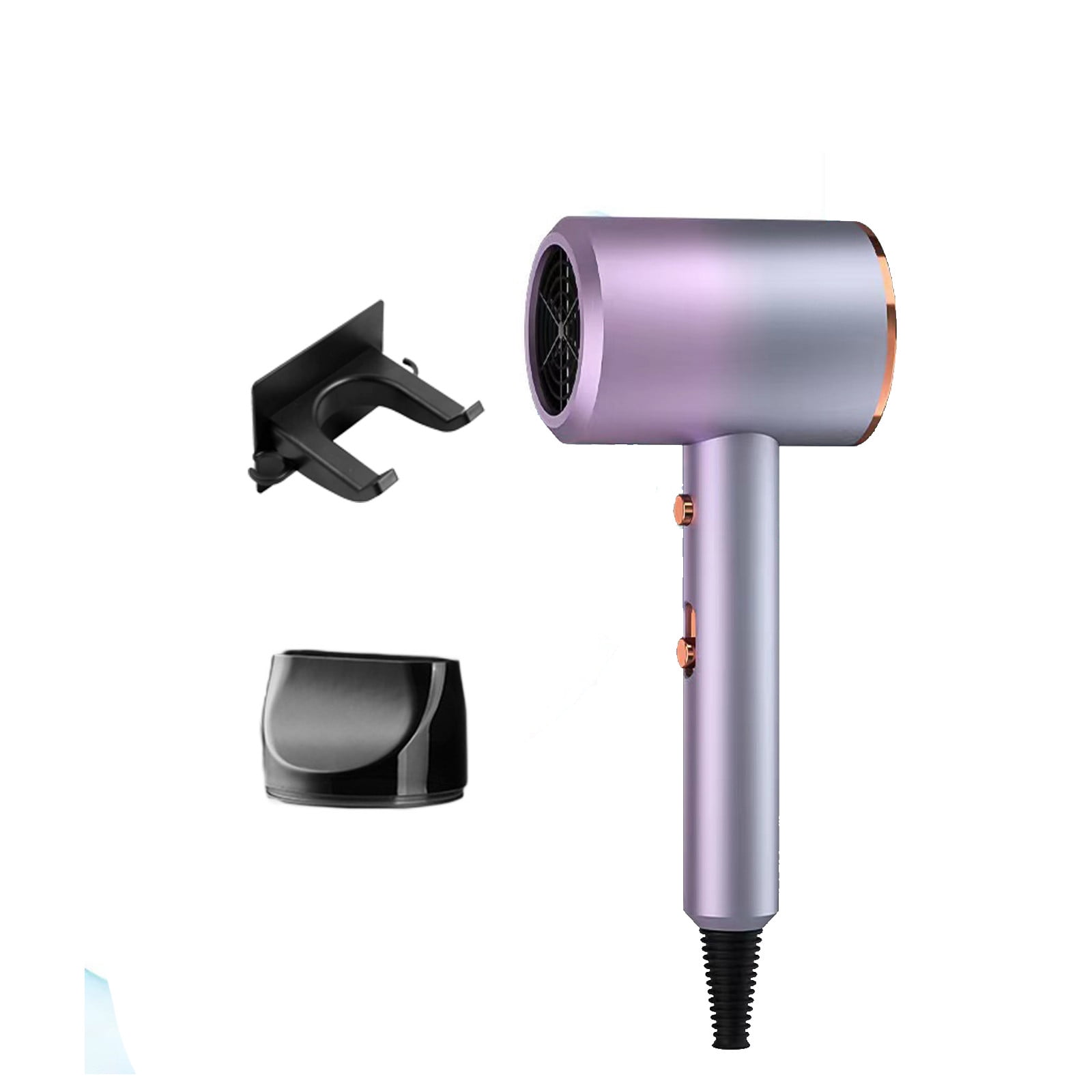 Guoxxzi Professional Ionic Hair Dryer, Ionic Hair Dryer, Powerful Fast Drying Low Noise Blow Dryer with 1 Concentrator Nozzle, 1 bracket,High-Efficiency Hair Dryer, for Home Salon Travel