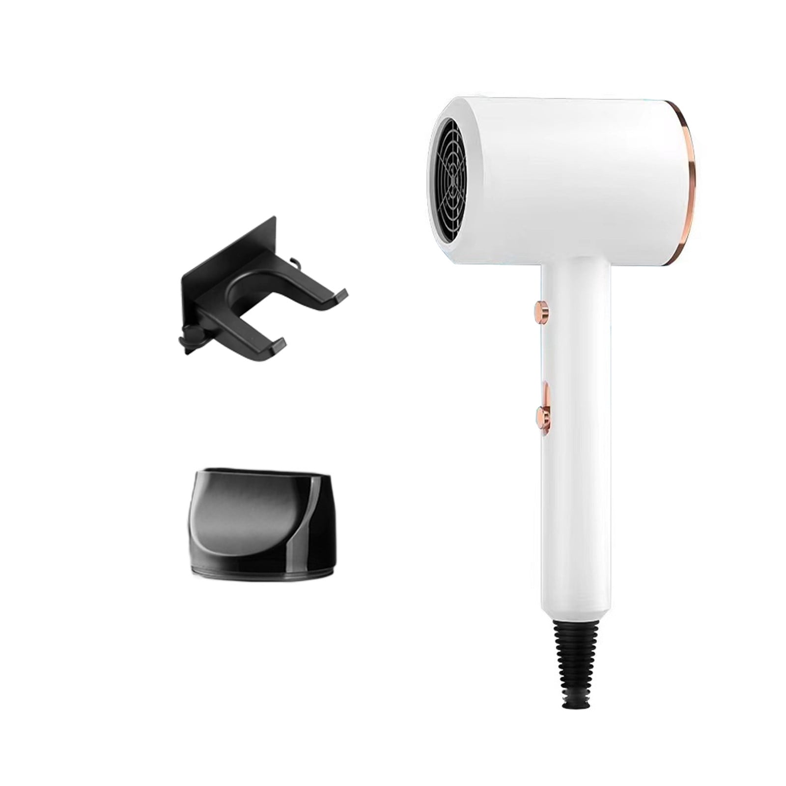 Guoxxzi Professional Ionic Hair Dryer, Ionic Hair Dryer, Powerful Fast Drying Low Noise Blow Dryer with 1 Concentrator Nozzle, 1 bracket,High-Efficiency Hair Dryer, for Home Salon Travel