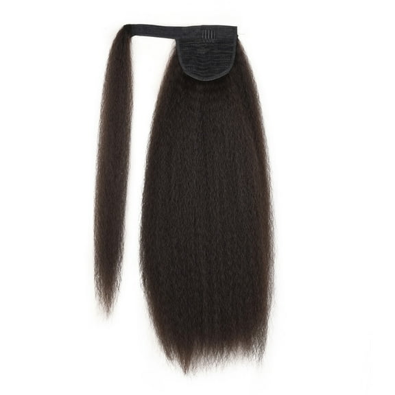 Guoxxzi Real Thick Clip In Fashion Hair ExtensionsPony Tail Wrap On Ponytail