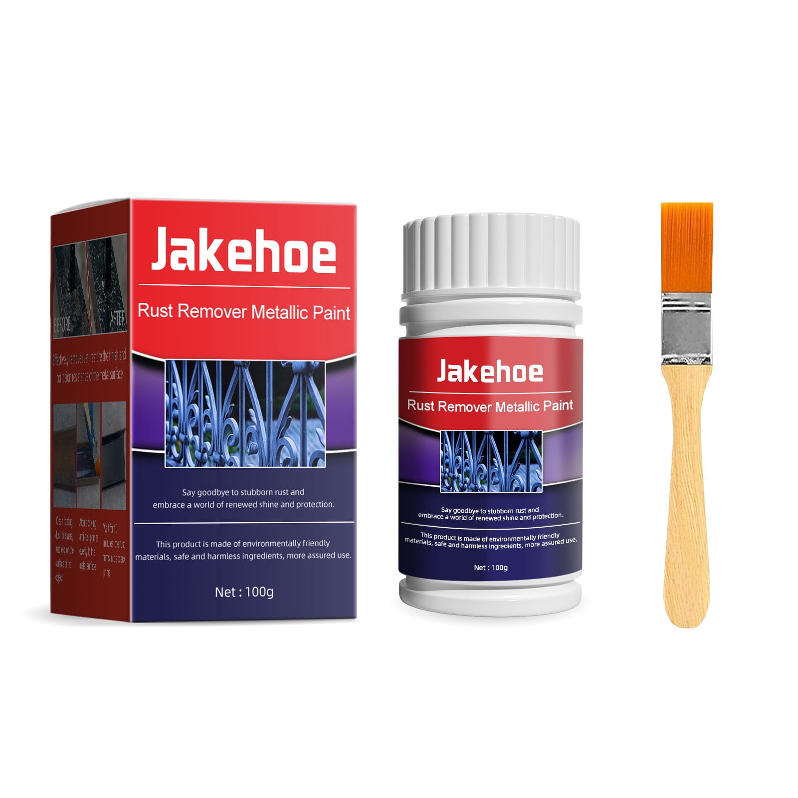 Guoxxzi Rust Remover for Metal Water Based Metallics Paint Rust