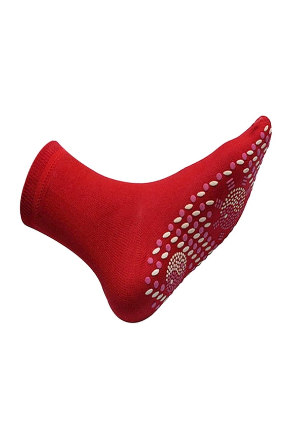 Tourmaline Thermal Circulation Self-Heating Shaping Socks, Tourmaline Slim-ming Health Sock, Foot Massage Thermotherapeutic Sock Heated Socks, for Heated Winter Camping Fishing Cycling