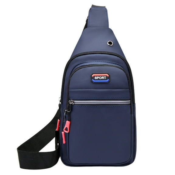 Guoxxzi Waterproof crossbody bag, Light weight Sling Bag, Unisex chest bag Crossbody backpack Shoulder bag, Casual backpack Unisex shoulder bag, Cycling and hiking Travel bag, with USB charging port