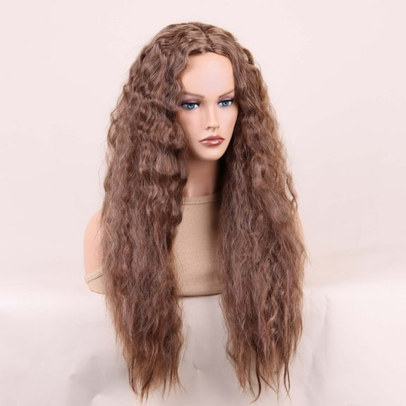 Guoxxzi Wig For Women With Long Curly Hair Fashionable Synthetic Fiber Wig 70cm