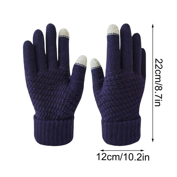 Guoxxzi Winter Gloves Women Men, Winter Warm Gloves, Gloves Women's Knitted Gloves Touchscreen Winter Gloves Waterproof Windproof Sports Gloves Soft Warm Gloves