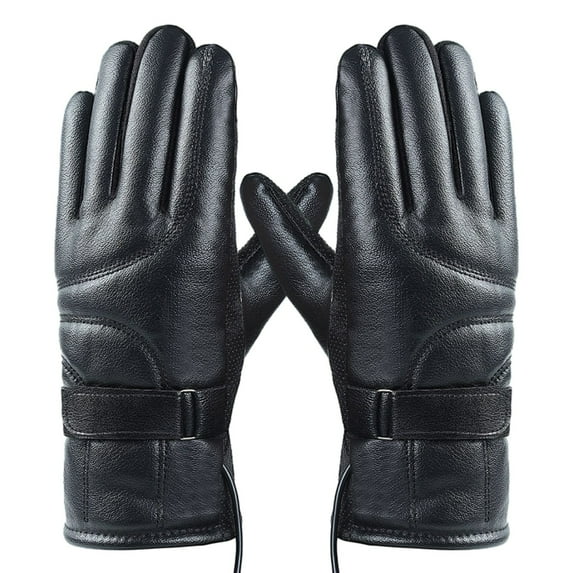 Guoxxzi Winter Gloves Women Men, Winter Warm Gloves, Heated Gloves Motorcycle Winter Moto Heated Gloves Warm Rechargeable Heating Thermal Gloves For Snowmobile