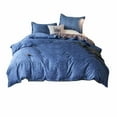 thumbnail image 1 of Guoxxzi school supplies for teens, Bed Three Piece Gift Set Home Textile Sanding Three Piece Plain Three Piece Set Machine Washable Bedding Sets, 1 of 8