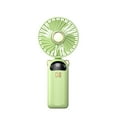 thumbnail image 1 of Guoxxzi school supplies for teens, Digital Display Folding Fan USB 5-speed Rechargeable Small Fan Portable Handheld Fan, 1 of 6