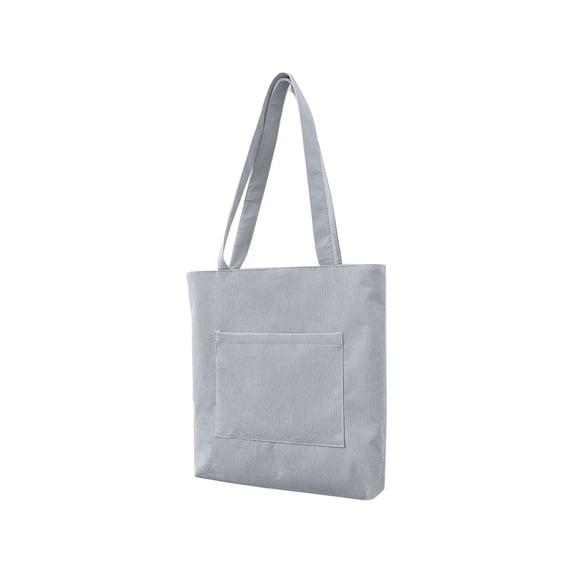 Guoxxzi school supplies for teens, Fashionable Large Capacity Shopping Bag Casual Tote Bag Canvas Handbag And Corduroy Student Shoulder Bag For Women