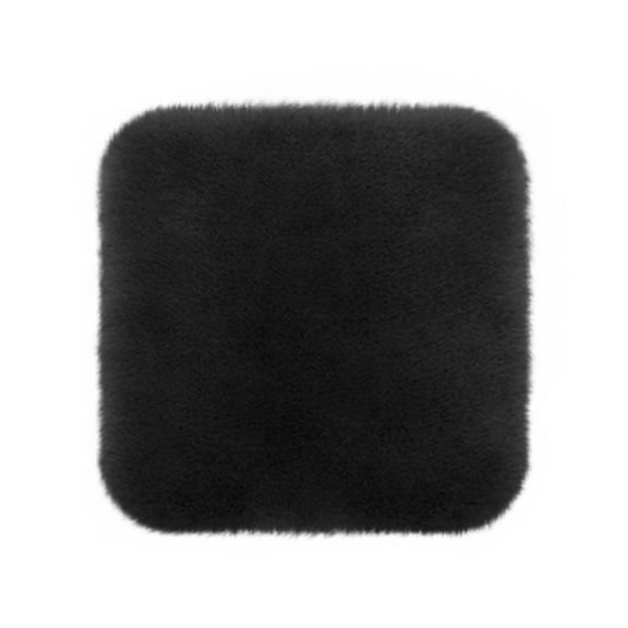 Guozer Car Front Seat Cushion, Soft Warm Faux Rabbit Winter Auto Seat Cover, Plush Vehicle Seat Protector Pad with Non-Slip Backing, Car Accessories For