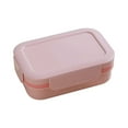 thumbnail image 1 of Guozer 2000ml Microwaveable Lunch Box 1PCS Student Bento Box,Large Capacity,Double Layer Sealed Salad Box, 1 of 2