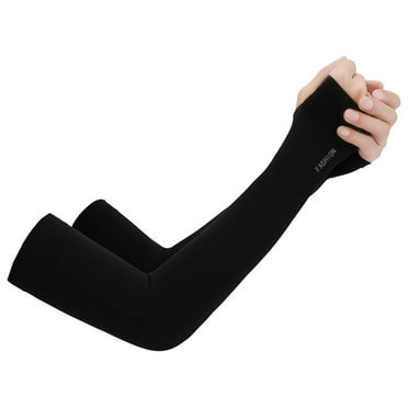 Guozer 2PCS Sport Arm Sleeves Sun Anti-slip Basketball Armband Cover