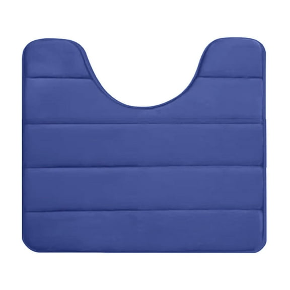 Guozer Absorbent U-Shaped Mat 1PCS 18x4x4 In Memory Foam Bath Mat Quick Drying Toilet Shower Rug Machine Washable U-Shaped Mat