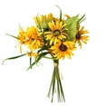 thumbnail image 1 of Guozer Artificial Sunflower Flowers 1Bouquet Yellow Sunflower Simulated Sunflower Flower Wedding Decoration For Indoor Table Decorations, 1 of 2