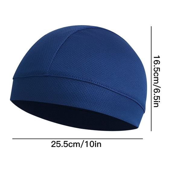 Guozer Biking Helmets 1PCS Outdoor Sports Hat Breathable Sweat Absorbent Beanie Motorcycle Lined Cap Windproof Shade Cap